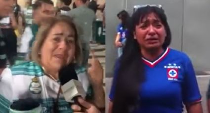 Señora fan de Santos llora por crisis del equipo; "revive" a Lady Cruz Azul de 2016 (VIDEO)